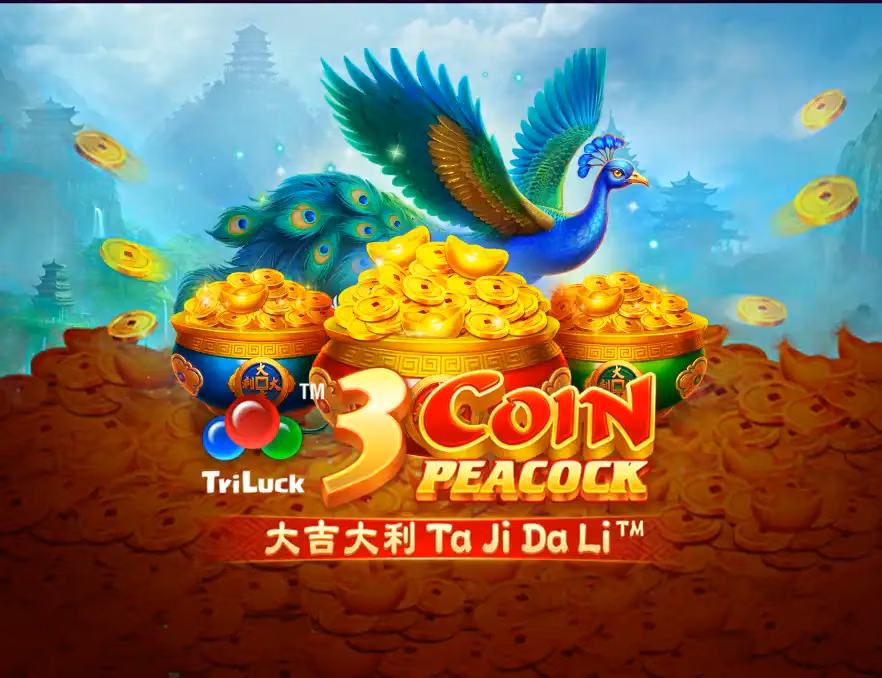 3 Coin Golden Peacock